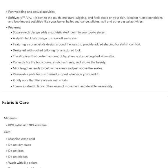 SoftlyZero Airy Square Neck Corset Ruched Split Bodycon Midi Dress - Picture 6 of 13